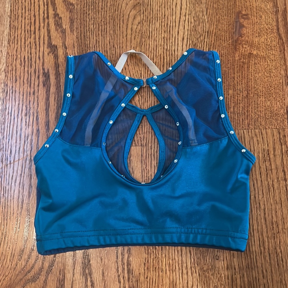 Révérence Teal Lyrical Dance Costume - Picture 8 of 8